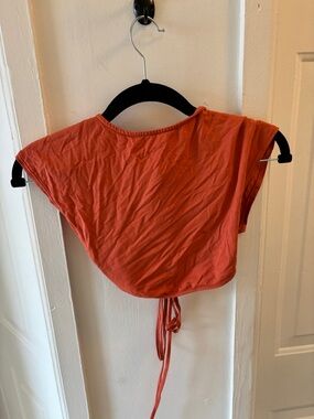 Indah Cropped Rust Tie-Back Women's Top & Matching Pants